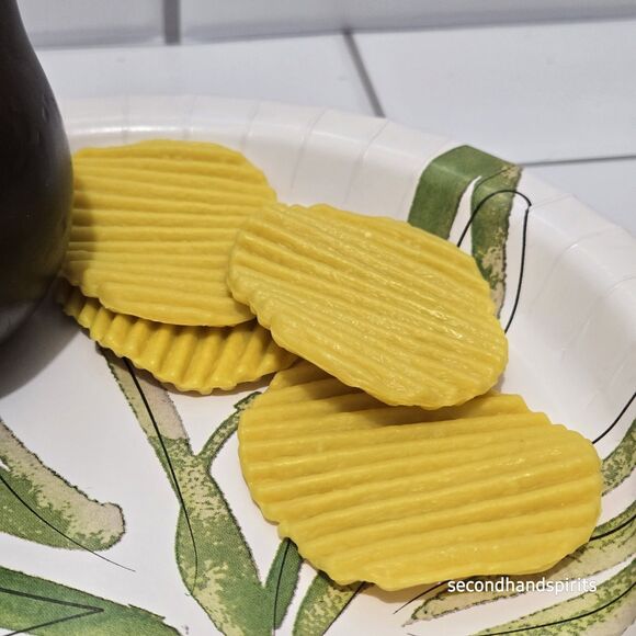 Realistic Fake Play Food Peanut Butter &Jelly (PB J) SANDWICH Pear And Chips - Picture 4 of 6